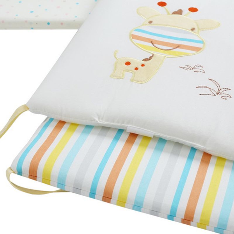 30x30cm Del Bambino Del Cotone Paraurti Presepe Fodera Traspirante Infantile Culla Pad Neonato Culla di Sicurezza Sonno Protezione Cuscino Biancheria Da Letto arredamento Della camera