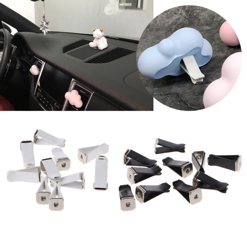 10Stck Auto Klimaanlage Auto Steckdose Parfüm Clips entlüften Clip Auto Zubehör M2ED