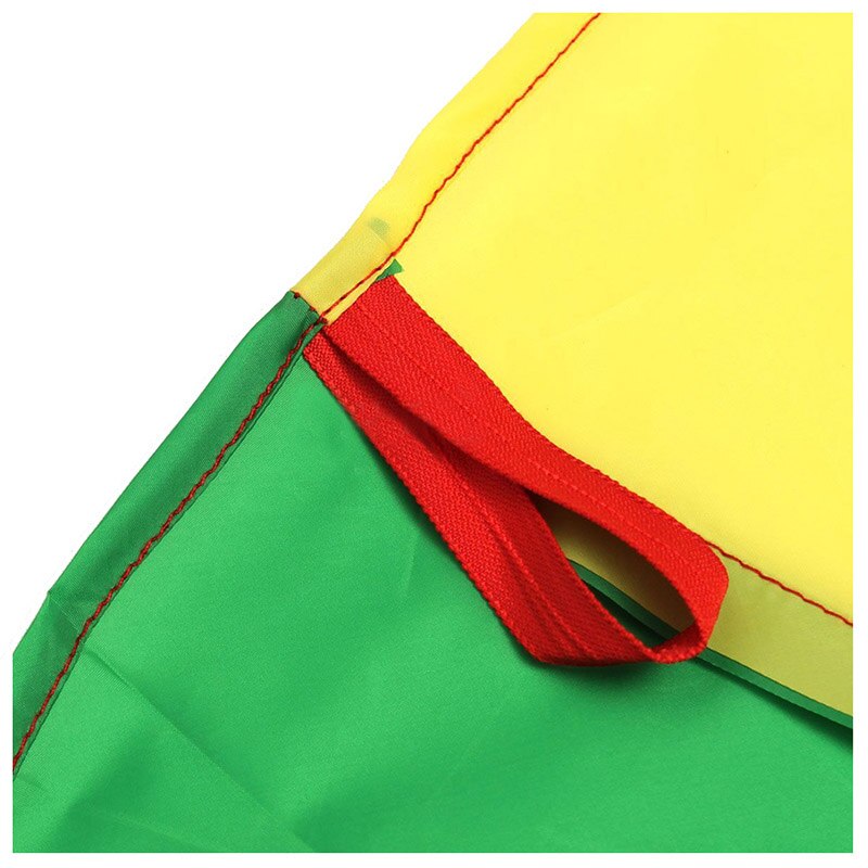 2M/6.5FT Childrens Play Rainbow Parachute Outdoor Game Exercise Sport