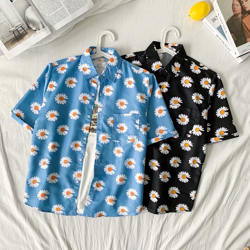 herren Hemden Japan Stil Streetwear Blume Hemd Männlichen lässig Männer Kleidung Sommer Tendenzen Männer Hemden