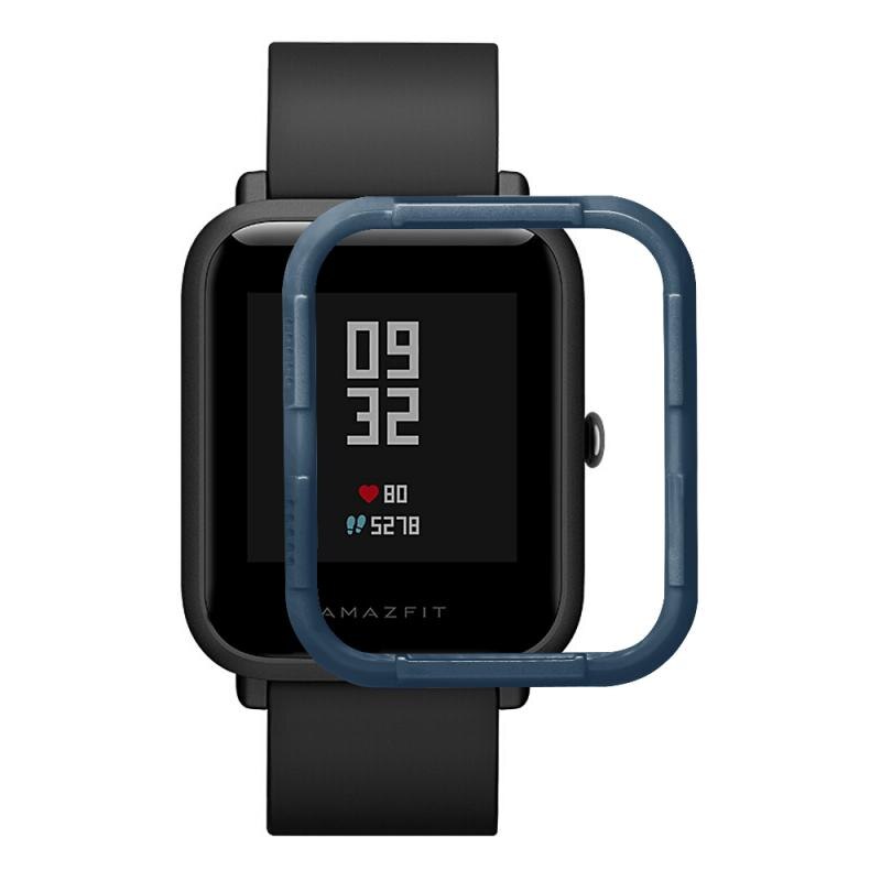 Para xiaomi huami amazfit bip juventude relógio tpu proteção silicone capa caso capa protetora caso macio escudo quadro em estoque
