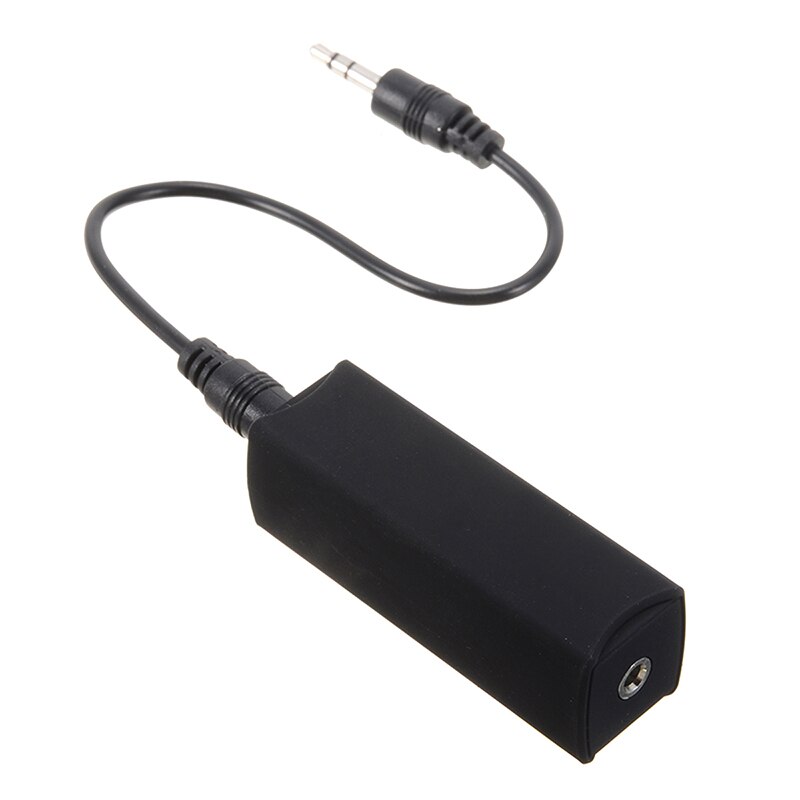 1pc 3.5mm Aux Audio Noise Filter Ground Loop Isolator Eliminate Car Electrical Noise For Car Home Stereo Speaker