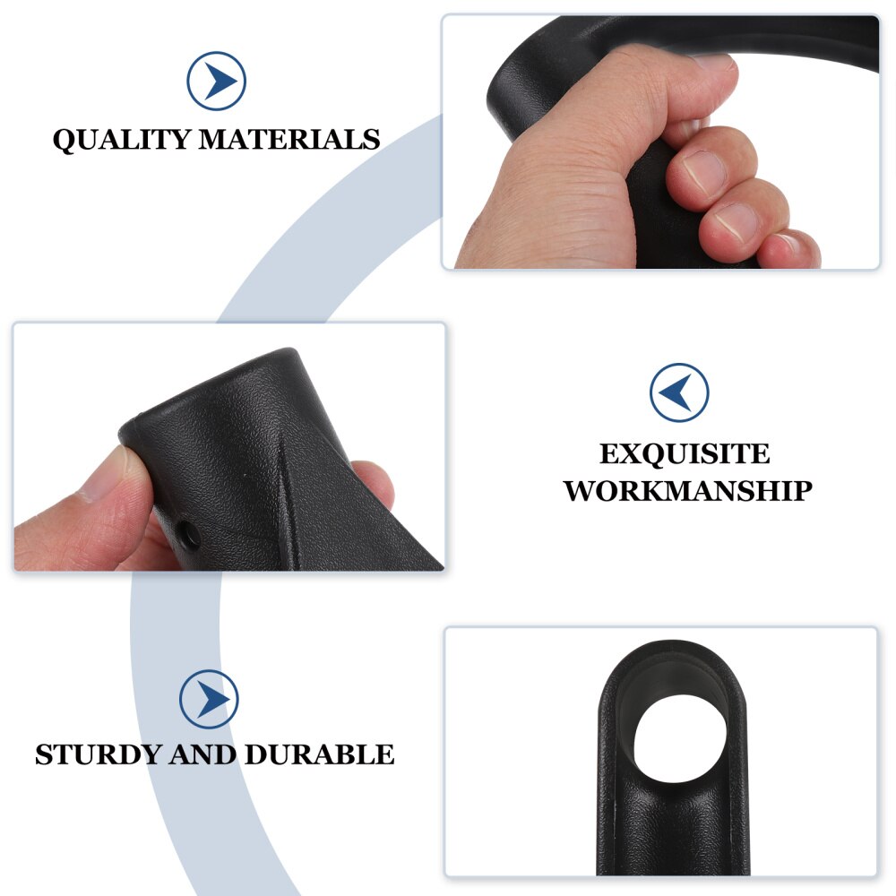 4pcs D Shape Plastic Shovel Handles Iron Shovel Handles Snow Shovel Handles