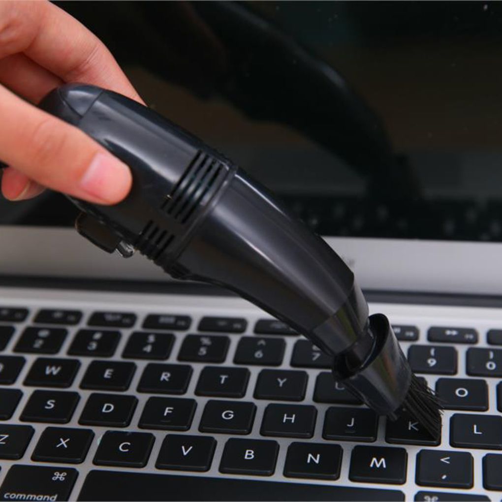 1PC Mini Vacuum USB Keyboard Cleaner PC Laptop Brush Dust Cleaning Tool Multiple Brushhead 4 Color