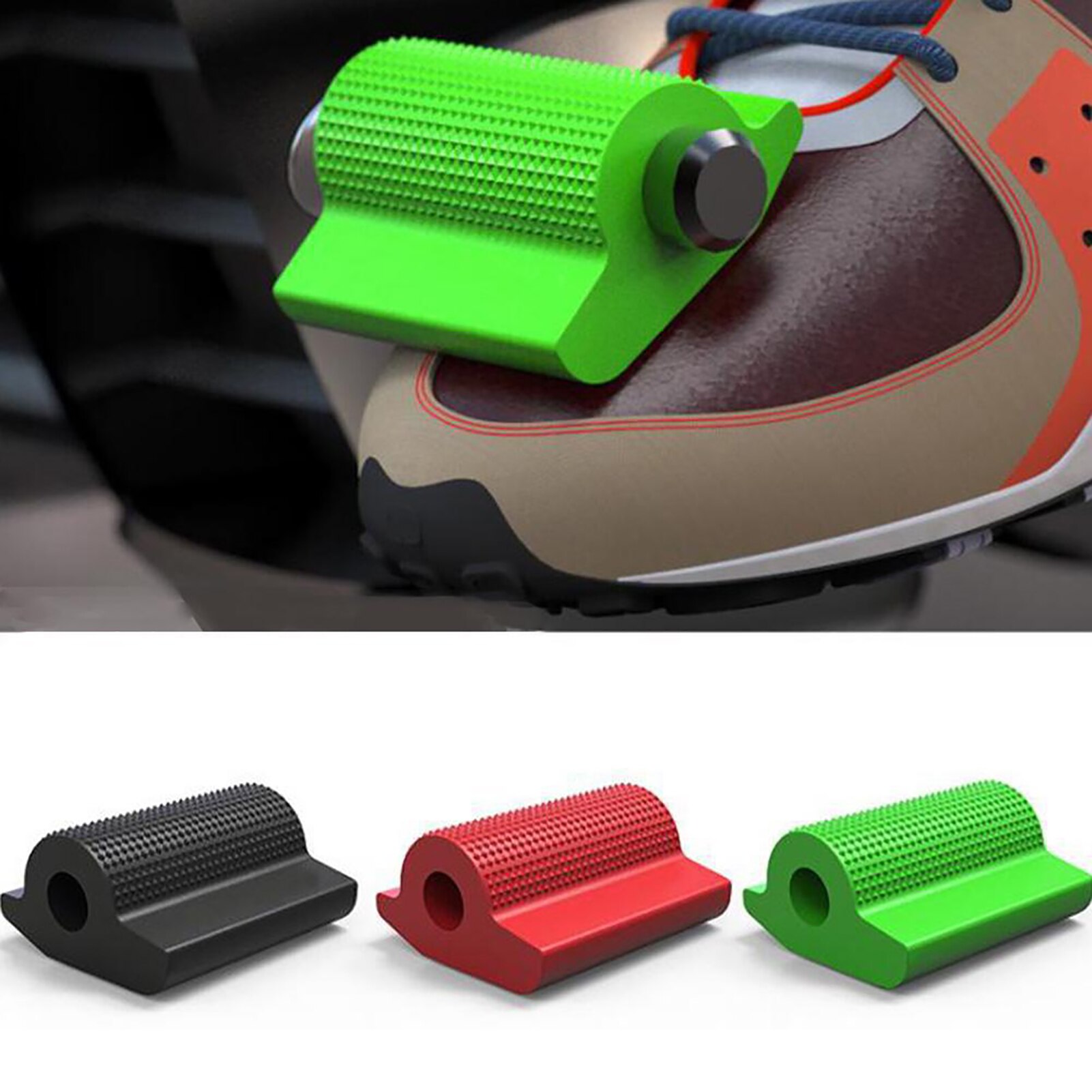 Universal Motorcycle Shift Gear Lever Pedal Rubber Cover Shoe Protector Foot Peg Toe Gel Sleeve For Honda