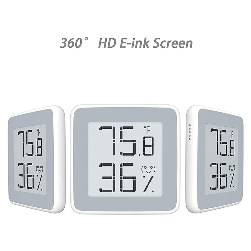 Digital Hygrometer Indoor Thermometer, Thermometer For Home HD E-Ink Screen Room Temperature Humidity Meter