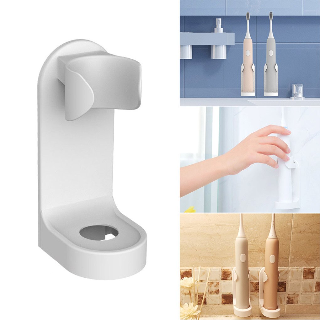 Electric Toothbrush Holder Wall-Mounted Traceless Stand Rack Toothbrush Organizer Space Saving Bathroom Accessories