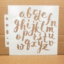 2pc Letter Triangle Stencil Painting Template DIY Walls Scrapbooking Diary Album Coloring Embossing Decoration Graffiti Reusable