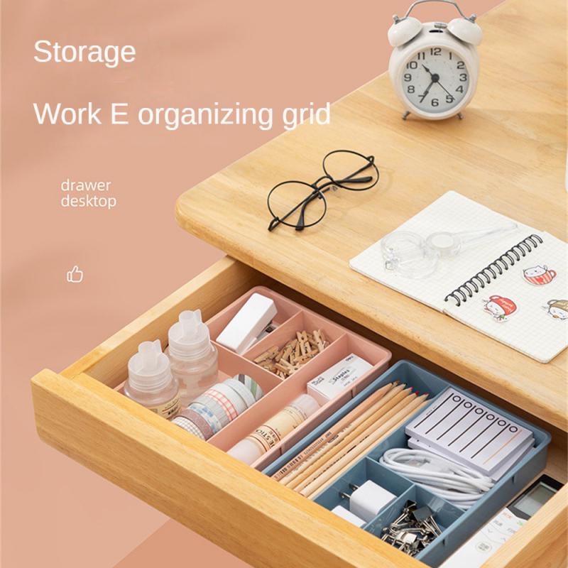 Divide Drawer Organizers Home Office Desk Desktop Accessories Stationery Organizer for Cosmetics Compartment Drawers Storage Box