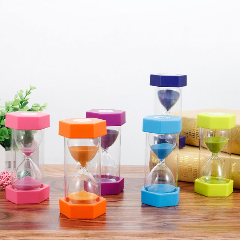 Husstand timeglas 15 minutters sand ur ur plast sandglas 5 10 minutter timer boligindretning tilbehør børn