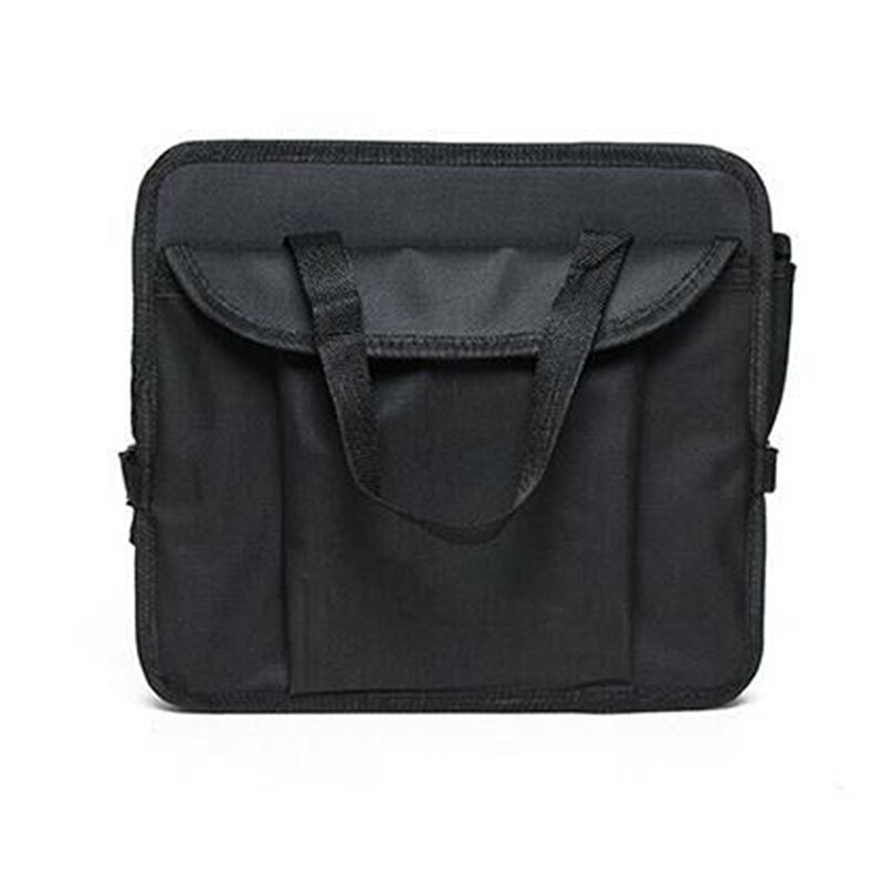 Car Accessories Foldable Car Trunk Organizer Bag Truck Van SUV Storage Basket Portable Net Mesh Compartment Organiser: Black