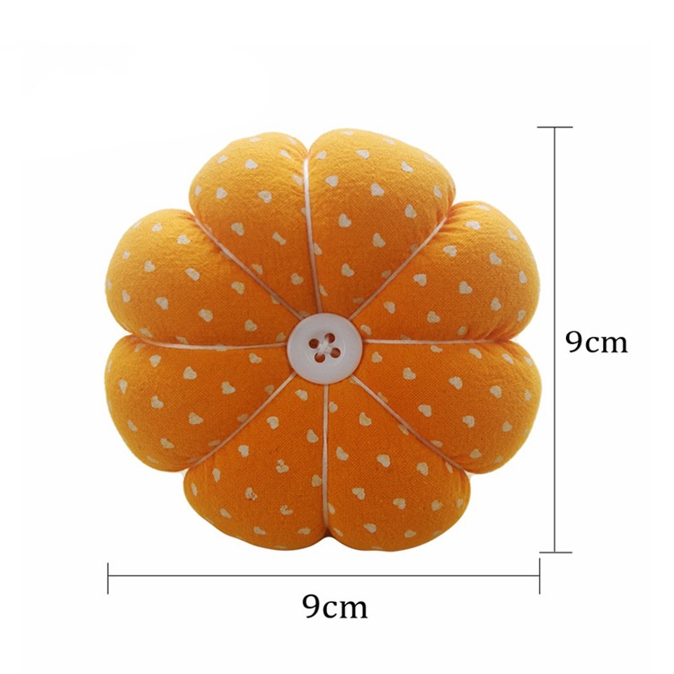 Speldkussen Naaien Bloemen Pompoen Naaiset Opbergpinnen voor verwijderbaar dienblad Ingebouwde speldkussen Begrippen Polsriem