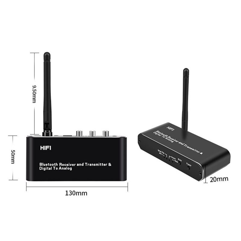 5.0 Bluetooth Receiver USB Bluetooth Combo TV Computer Bluetooth Transmitter with Enthusiast DAC and AptX HD