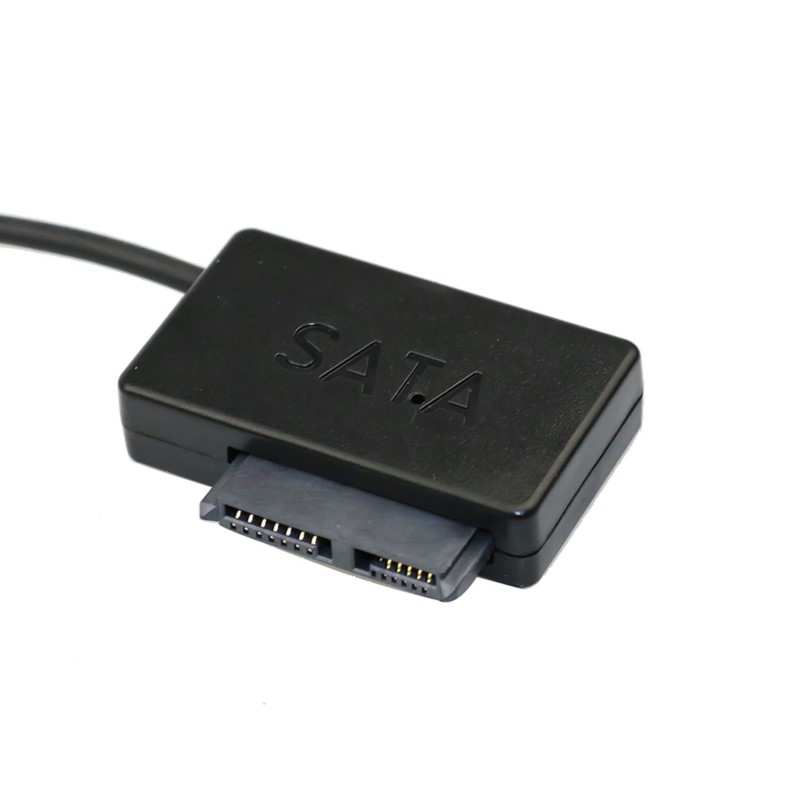 Notebook CD-ROM Drive SATA to USB Cable 6P +7P SATA to USB 2.0 Easy Drive Line Transfer Box Drives Cases Computer Components