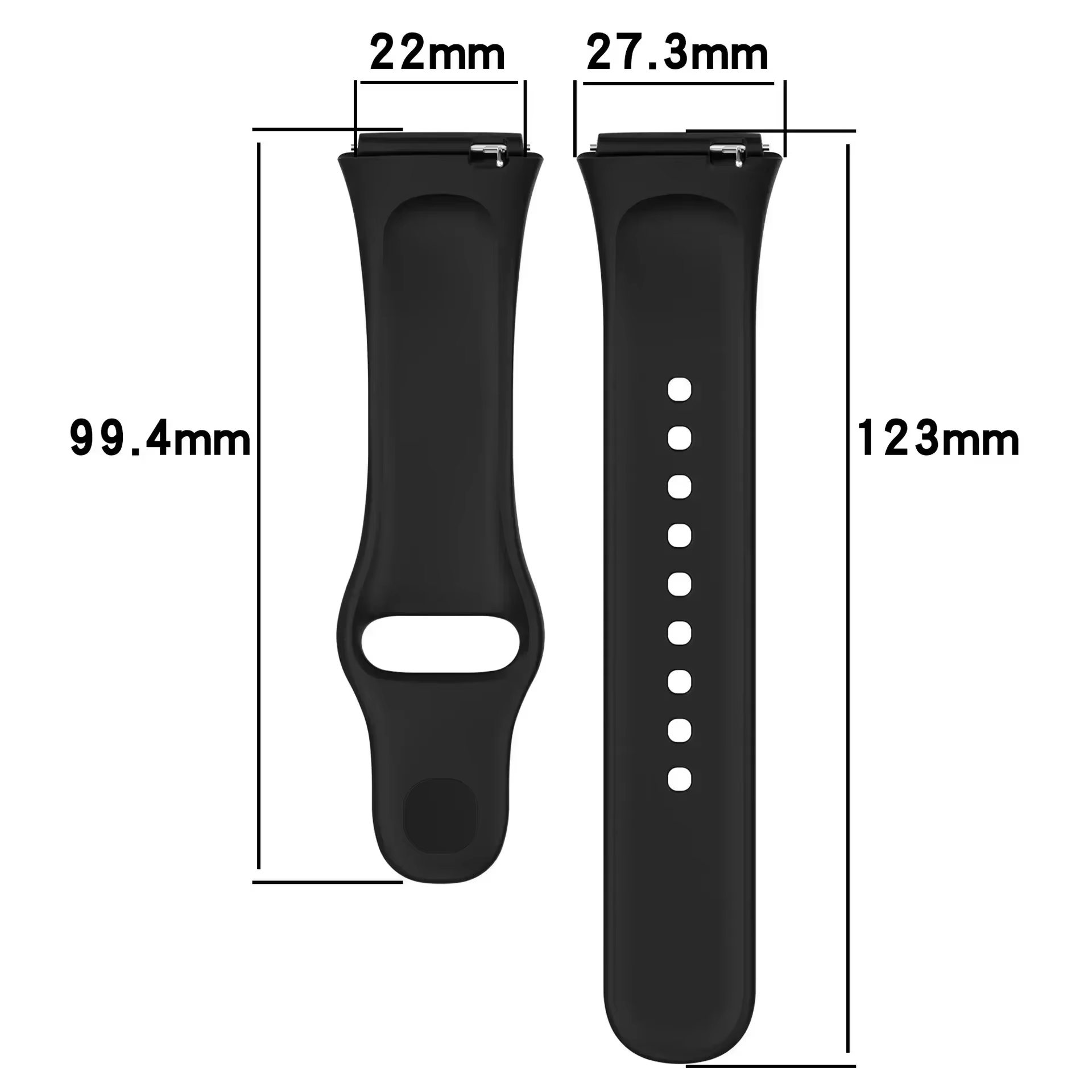 Silikonarmband + Hülle für Xiaomi Redmi Watch 3 Active Band Smartwatch Zubehör Sportarmband für Redmi Watch 3 Active/Lite Case