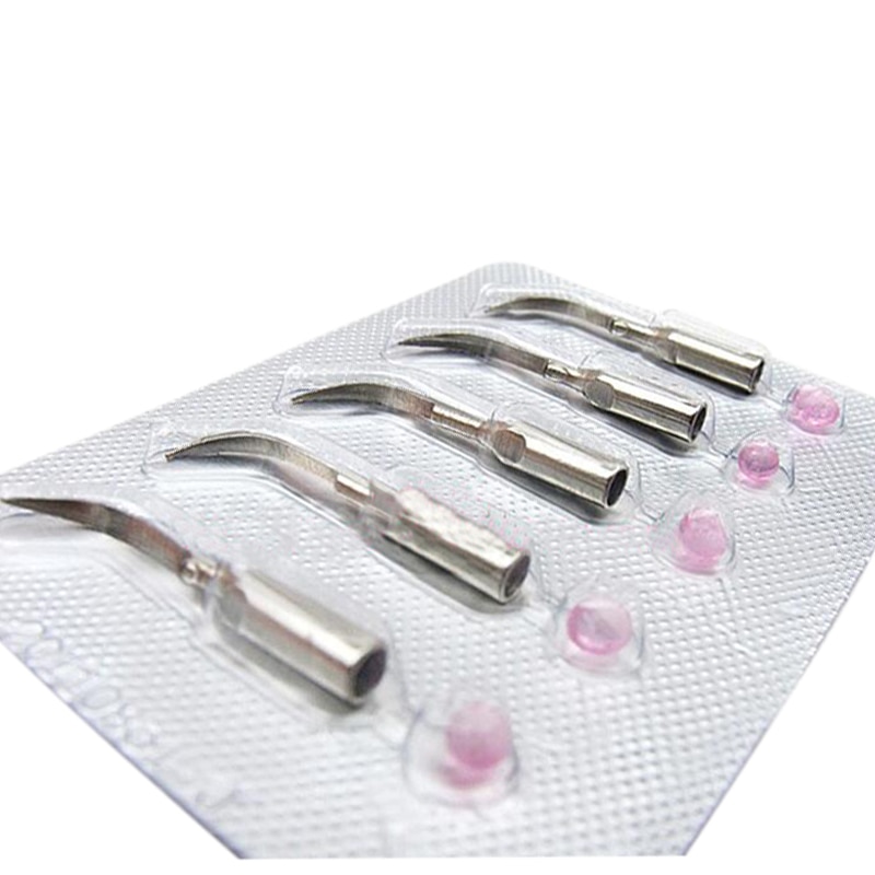 5 Stks/pak Mondhygiëne Dental Materiaal Wegwerp Tandheelkunde Machine Vervanging Tip Tanden Reinigen Blade Specht Care Tool