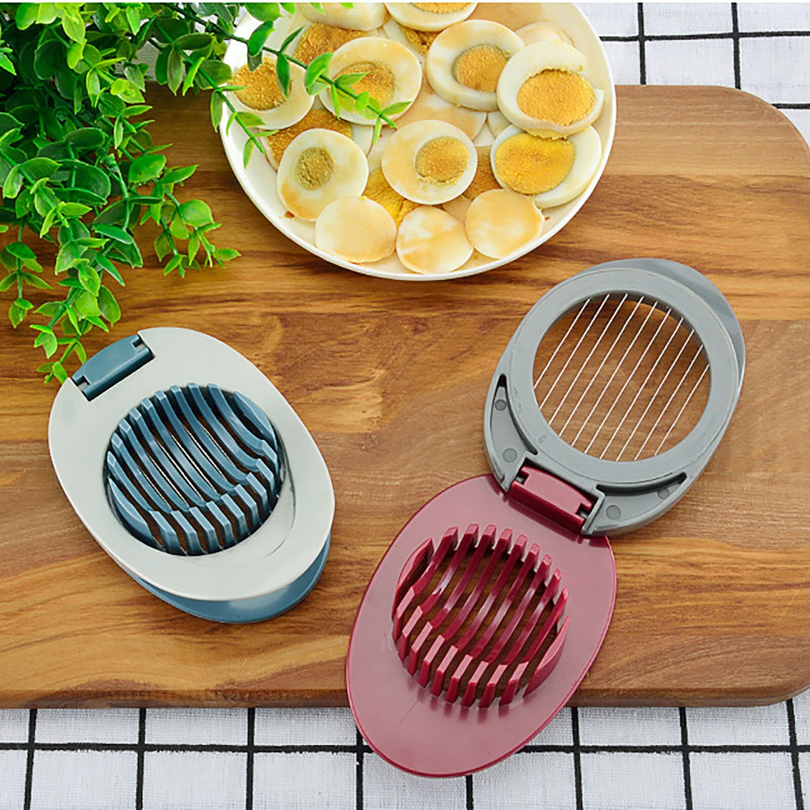 Egg Tools Fruit For Boiled Eggs Strawberry Cutter With Contracted Stainless Steel Wire Kitchen Accessories Utensilios Cocina