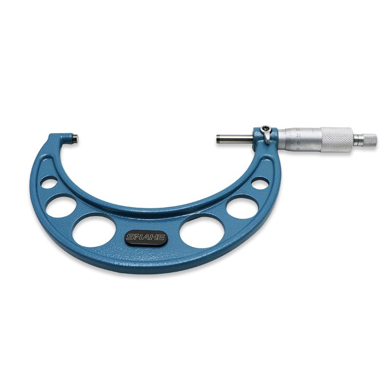 SHAHE 0.01mm 100-125mm zewnętrzny mikrometr precyzyjny suwmiarka z noniuszem suwmiarka narzędzia pomiarowe mikrometr narzędzia pomiarowe