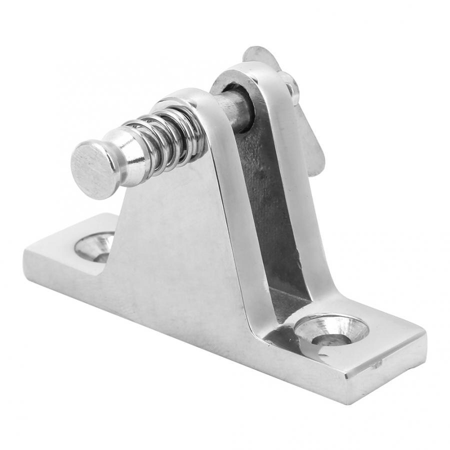 Deck Hinge Mount 60 x 18mm Boat Deck Hinge Mount Fitting Stainless Steel Marine Hardware