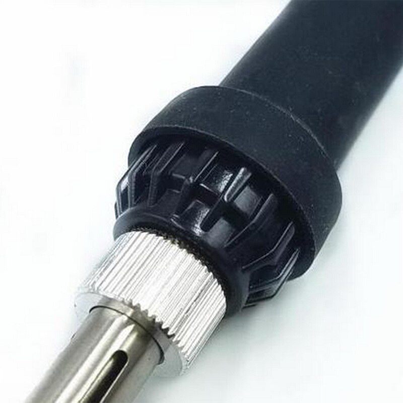 Soldador eléctrico de temperatura ajustable 220V 60W enchufe de la UE soldadura Estación de Reparación lápiz de calor 5 uds herramienta de reparación de puntas