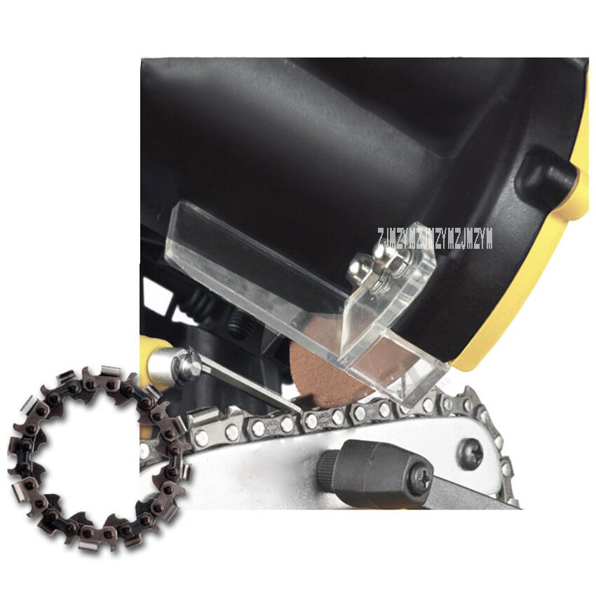 ZF-ES002 Bar Mounted Electric Chainsaw Sharpener Power-Off Protection Switch Bench Chainsaw Grinder Working Wood Power Tools