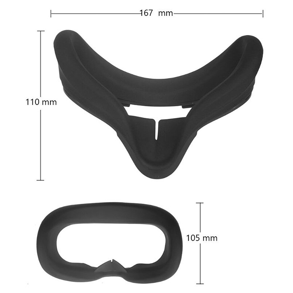 Silicone Soft Anti-Zweet Oogmasker Case Stofkap Huidvriendelijk Accessoires Voor Oculus Quest Vr Bril Voor Family2019