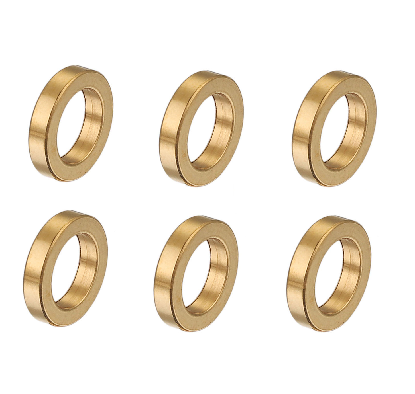 10 Uds. Espaciadores redondos planos de acero inoxidable disco de cuentas cuentas sueltas con agujero grande para DIY pulsera collar artesanía joyería suministros