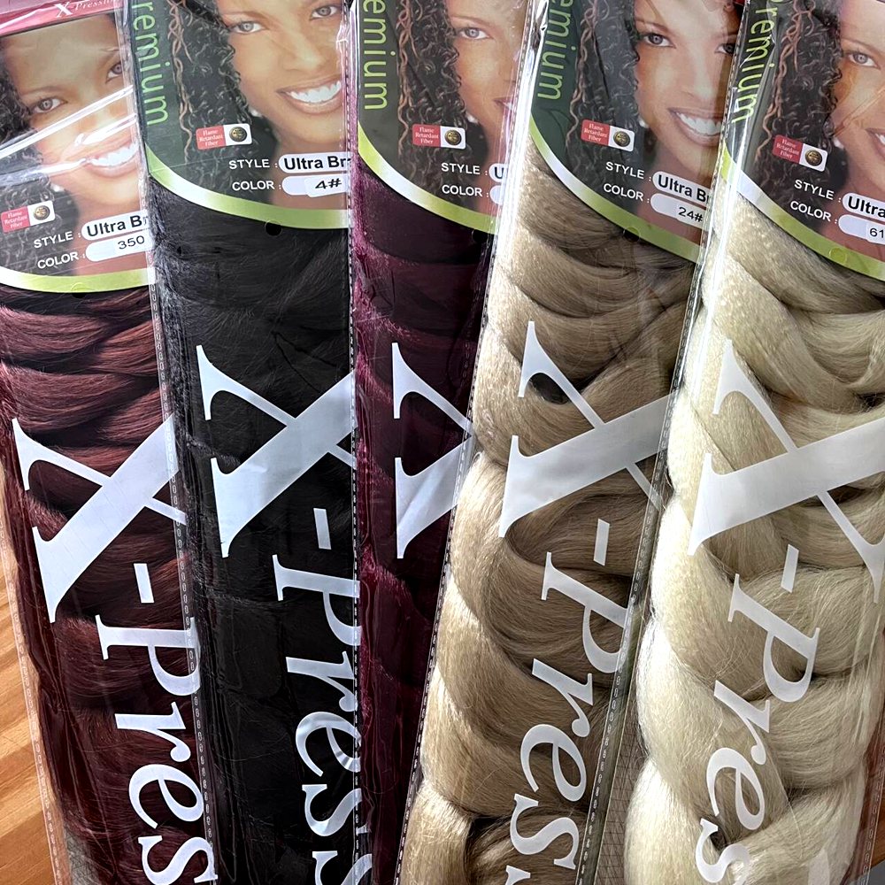Trenzas sintéticas de pelo trenzado Jumbo de 82 pulgadas de largo, extensiones de cabello de ganchillo, trenza preestirada de 165g, para mujeres negras