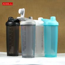 AIWILL Shaker Sports Water Bottles Drink Camping Tour My Bottle for Water 700ml Plastic Drinkware BPA Free