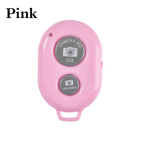 Fgclsy Bluetooth Draadloze Afstandsbediening Sluiter Smart Phone Camera Afstandsbediening Sluiter Voor Ios Android: Pink