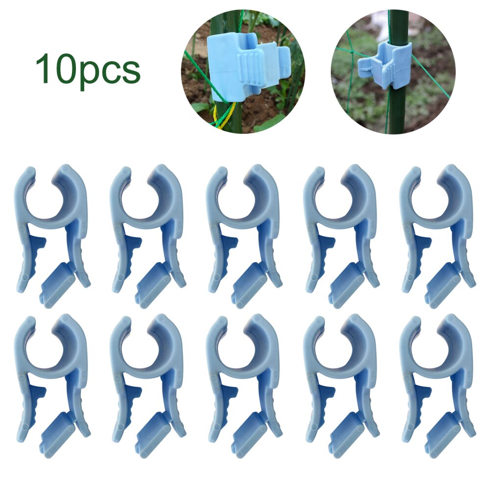 Kas Accessoires Plastic Winddicht Clip Pijp Klemmen 16Mm Shade Mesh Film Cover 10Pcs Rij Pp Saldering Hoop Clips