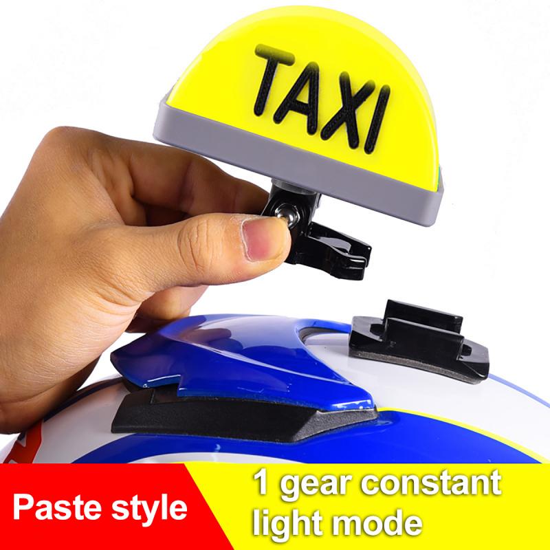 Accesorios para casco de motocicleta, luz LED para señal de TAXI, Kit de decoración con indicador recargable por USB, producto para Motocross: 04