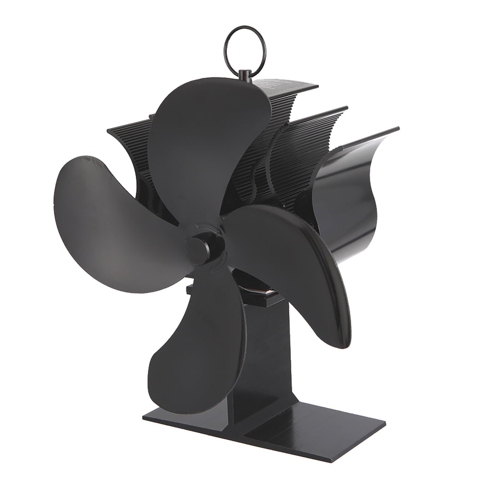 Stove Efficient Heat Distribution Fan Wood Stove Fans Fireplace Fan Heat Powered Fan With 4 Blade Quiet Home Fireplace Fans: Default Title