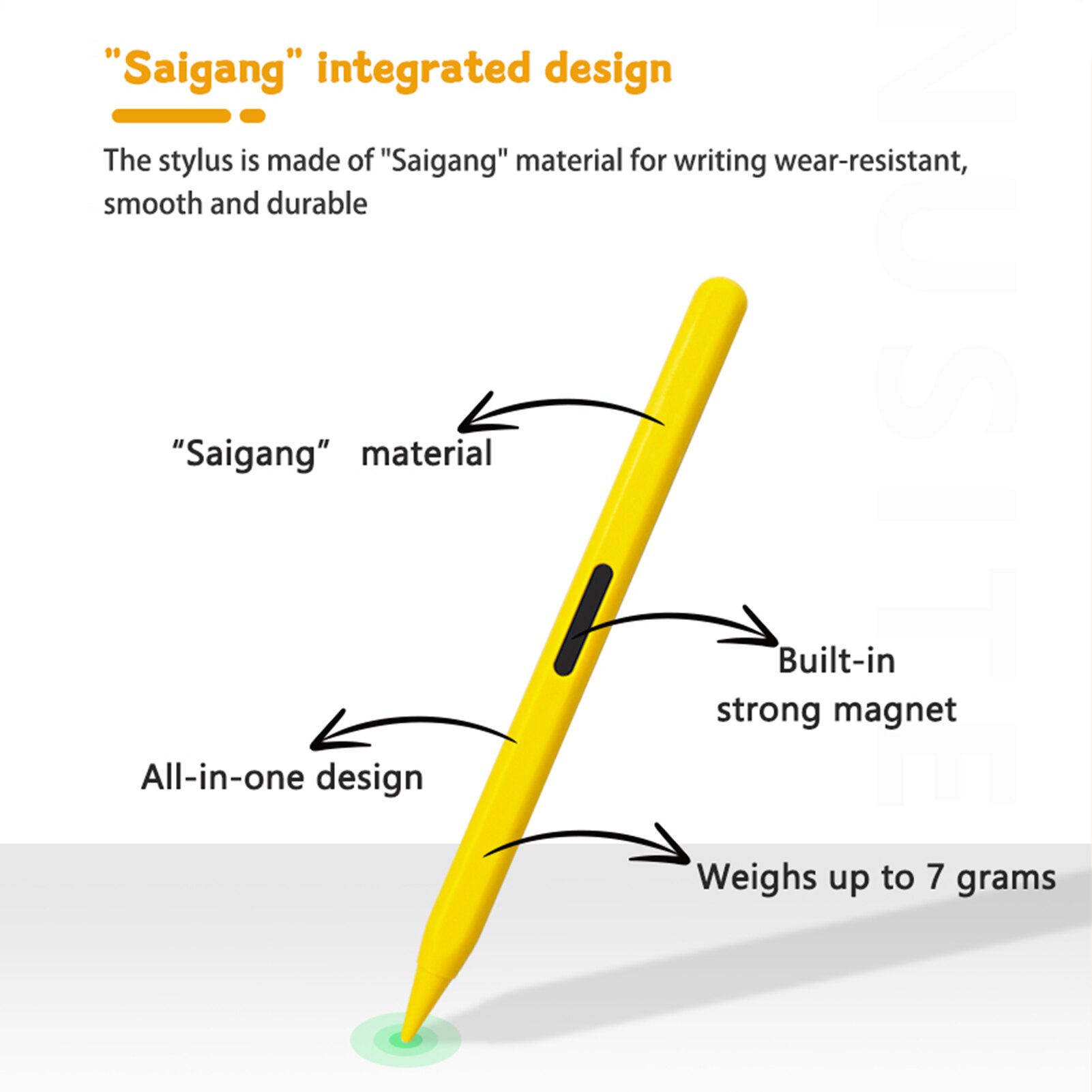 LCD Writing Tablet with Pencil Case Rechargeable Drawing Board 9.5 Inch Colorful Screen with Stylus Drawing Writing Taking Notes