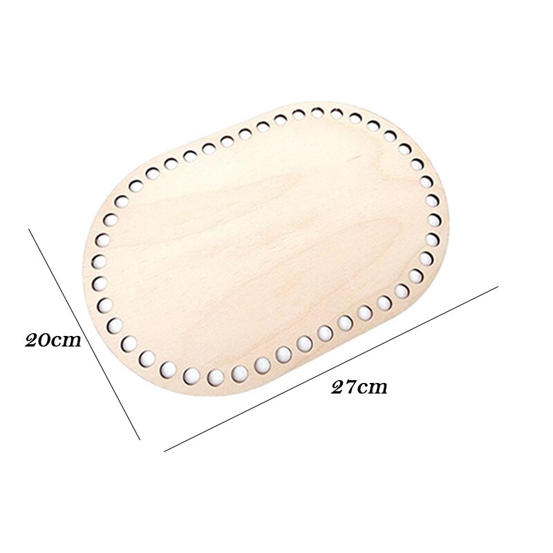1pc Base in legno per fai da te uncinetto borsa a Grandado