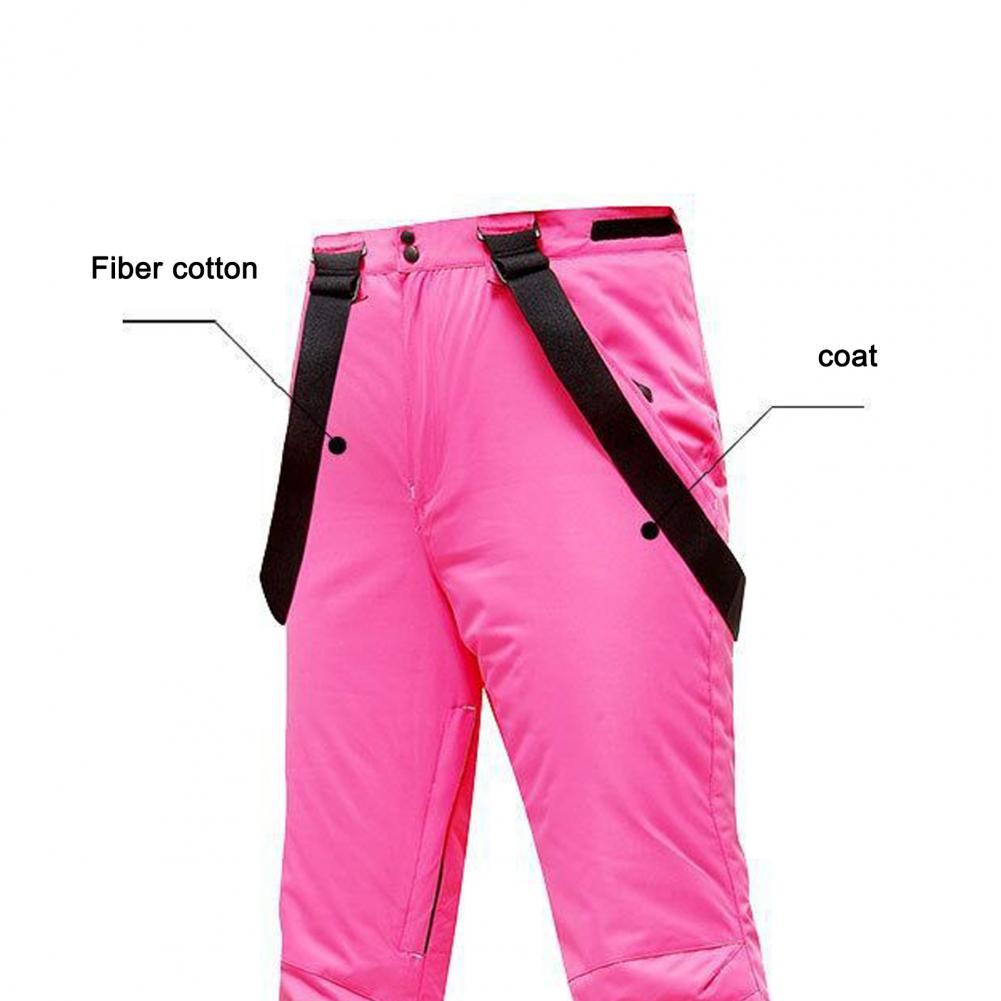 Pantalon de Ski imperméable et respirant pour femme, coupe-vent à Surface lisse, pour le snowboard
