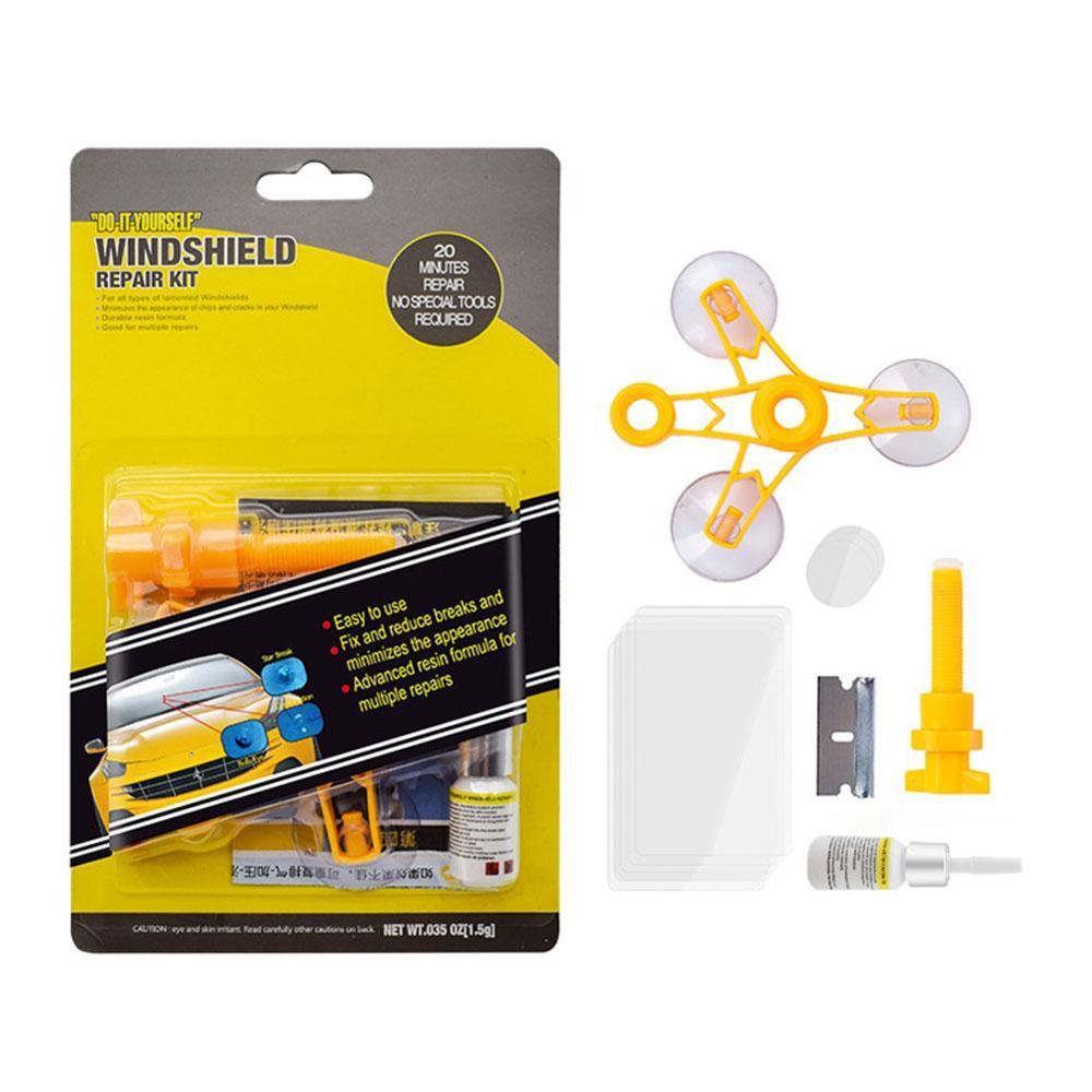 Voorruit Reparatie Kit Autoruit Glas Kras Reparatie Venster Reparatie Auto Styling Crack Screen Tool Auto Herstellen Polijsten Ca X8C2: A