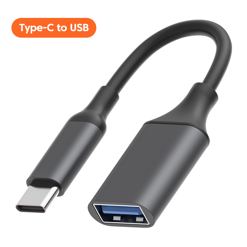 Crouch OTG Type C To USB 3.0 Adapter Cable USB C To USB A Female OTG Cable For Phone PC Tablet U Disk Data Transfer Connector: Default Title