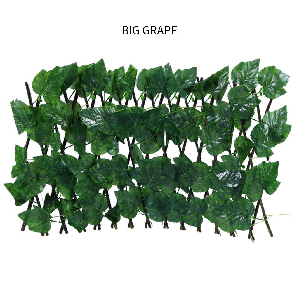 Greenery Walls Simulation Fence Telescopic Fence Balcony Privacy Screen Garden Fence Artificial Garden Plant Fence UV Protected: D
