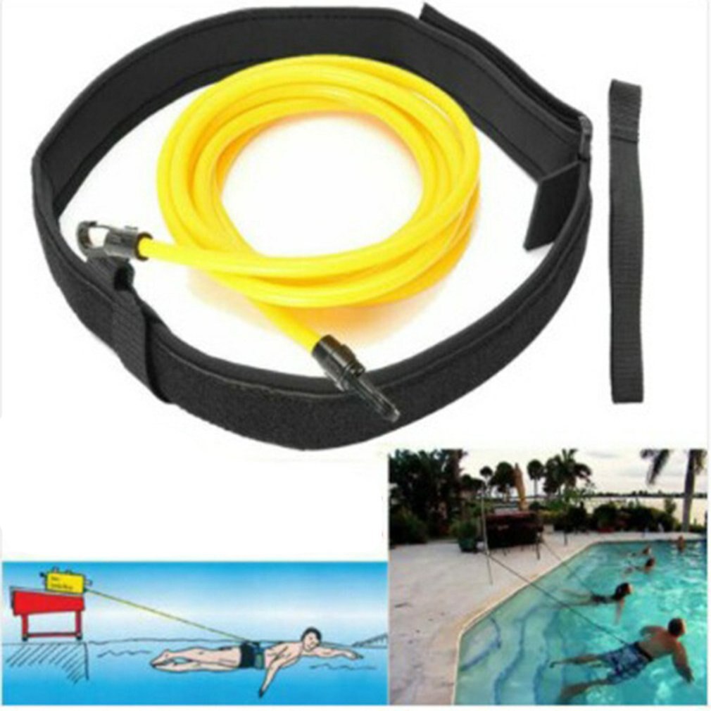 Verstelbare Swim Training Weerstand Elastische Riem Zwemmen Sporter Veiligheid Touw Latex Buizen Verschillende Stijlen