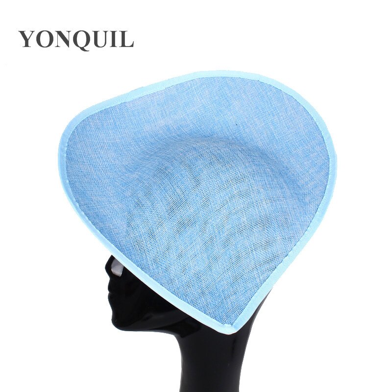 Lot de 30 cm grandes bases de fascinateur de mariage pour femmes, accessoires de coiffure à faire soi-même, chapeaux fascinateurs, couvre-chefs vintage, 5 pièces/lot: Bleu clair