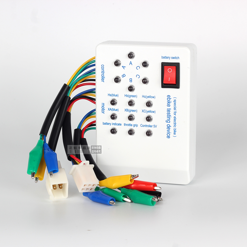 Brushless Motor Tester Ebike Testing Device Electro Car Repair Universal Electric Vehicle Detector Controller Hall Detector