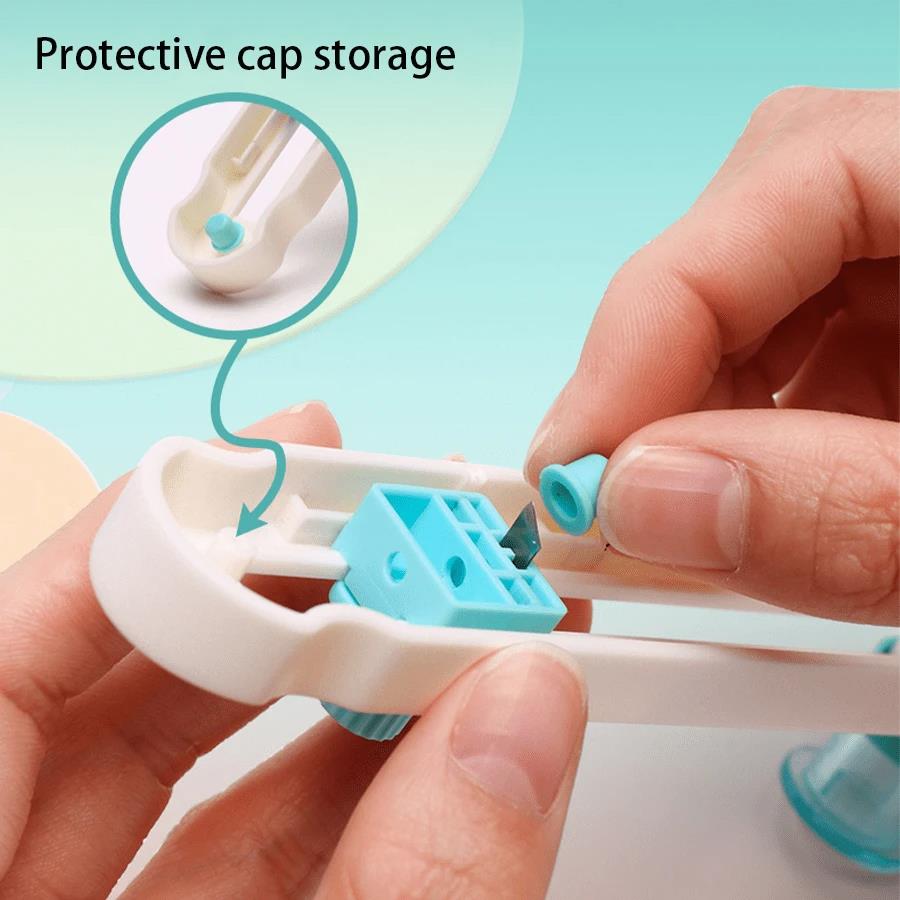 1 Stück Rundschneidemesser DIY Kompass Kreisschneider 360 ° Verstellbare Scrapbooking-Ausstecher, kreisförmige Scrapbooking-Kartenschneider aus Papier