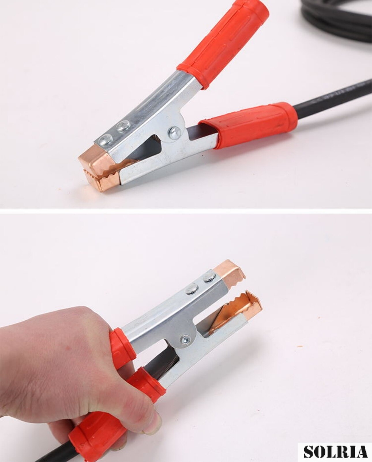 Complete Set of Copper Core Welding Machine Wire 500A Welding Handle 300 Ground Clamp 16 Square Soft Sheathed Rubber Wire Cable