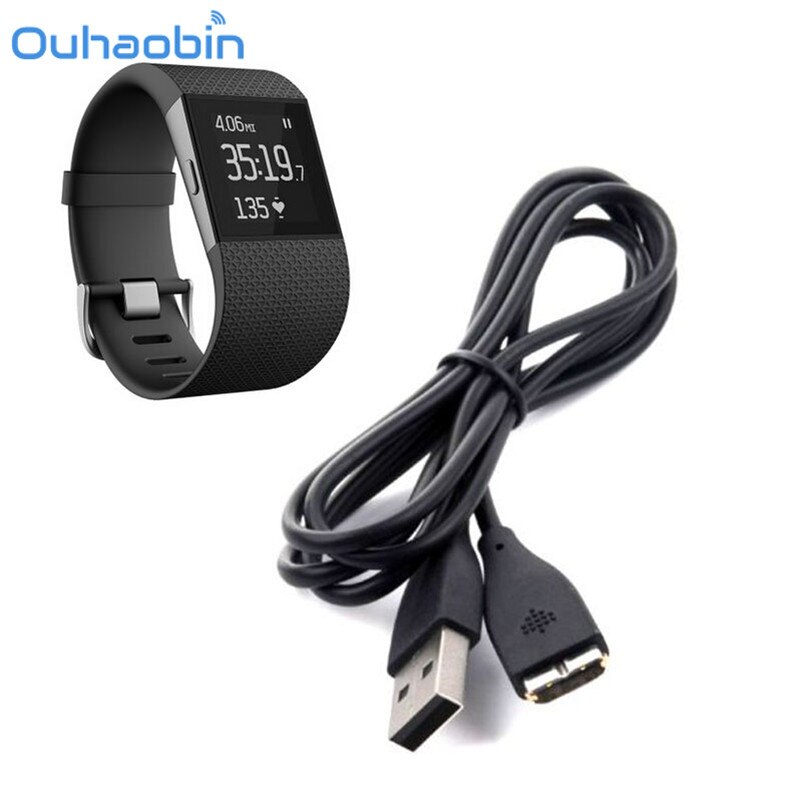 Ouhaobin USB Charging Cable Charger for Fitbit Surge Fitness Watch Wristband