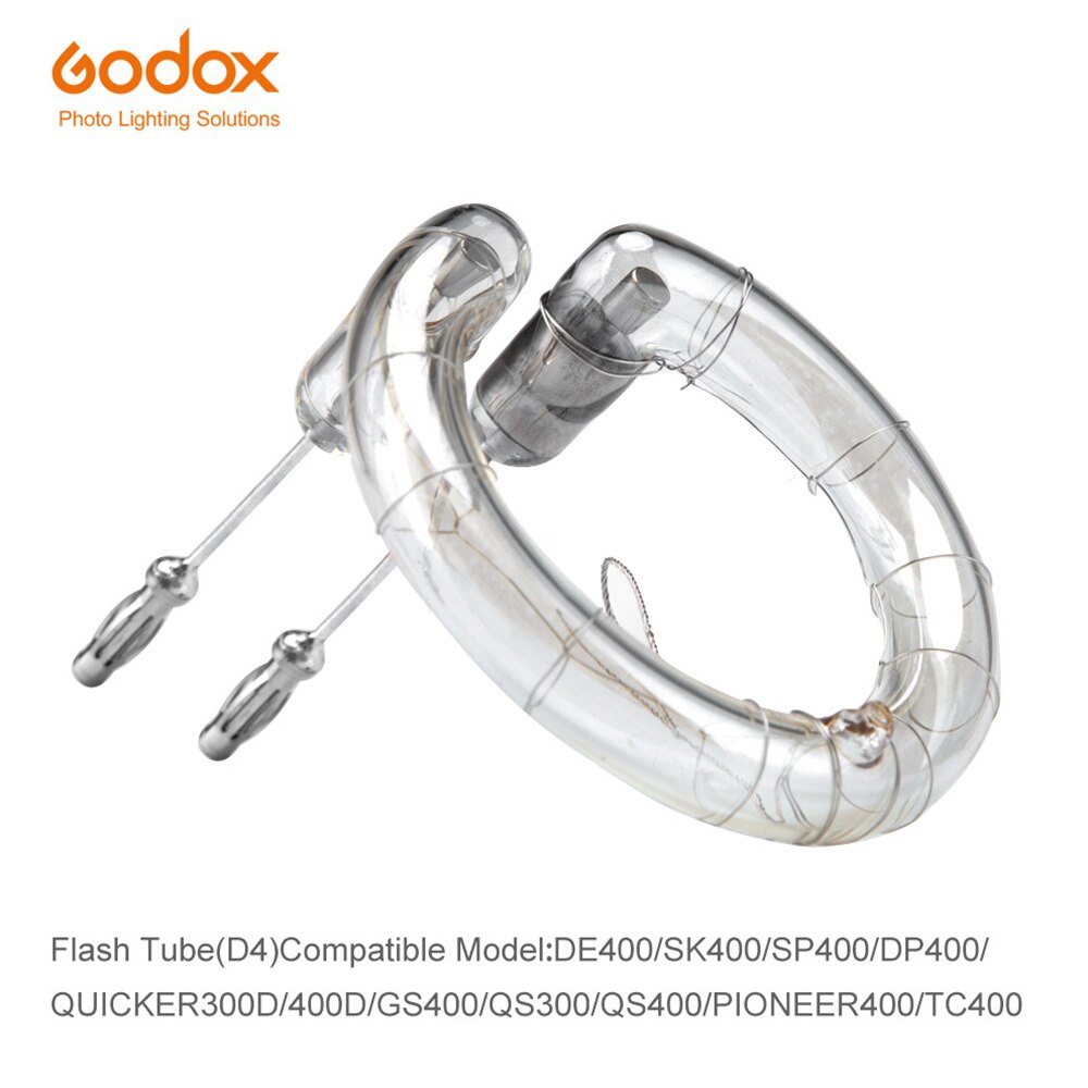 Godox 400Ws Flash Tube Suitable for Godox DE400 TC400 SK400 DP400 GS400 QS300 QS400 Quicker 300D/400D Pioneer 400