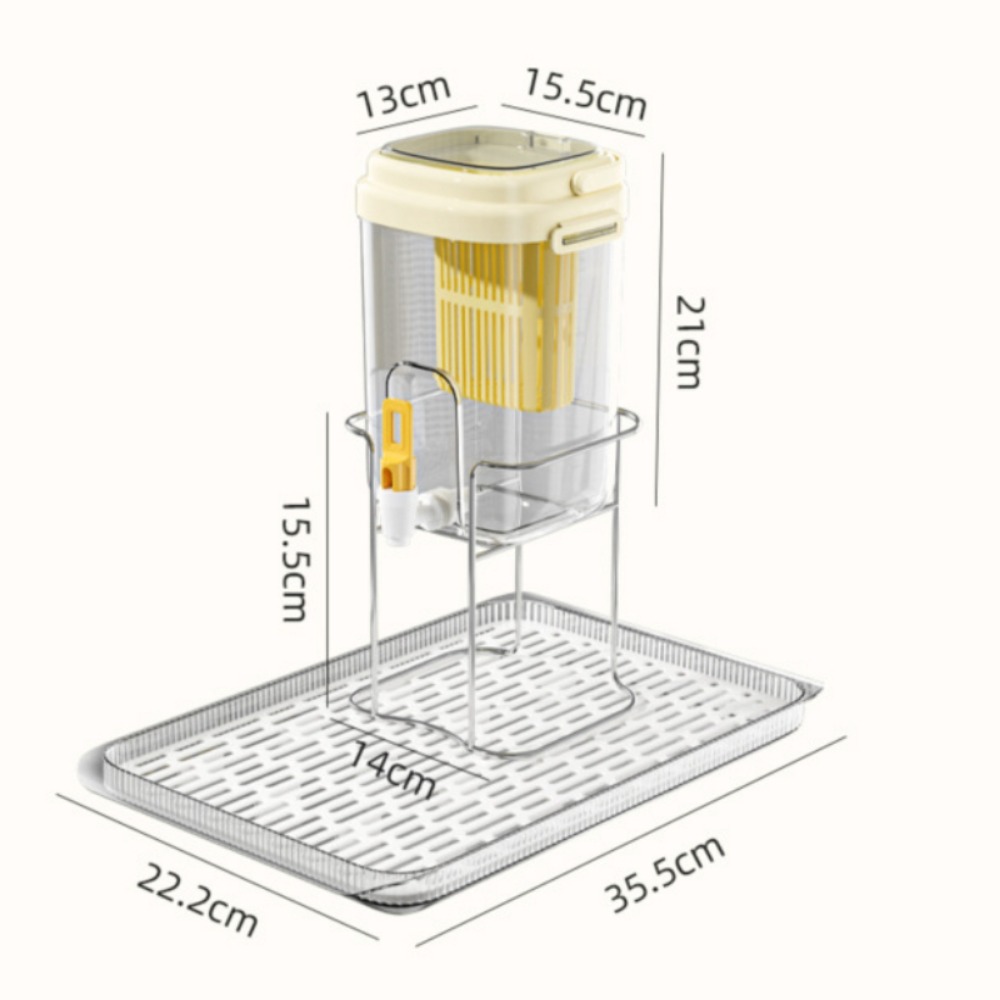 Dispensador de bebidas al aire libre de verano con mango, refrigerador de gran capacidad con filtro, dispensador de botellas de agua fría para acampar