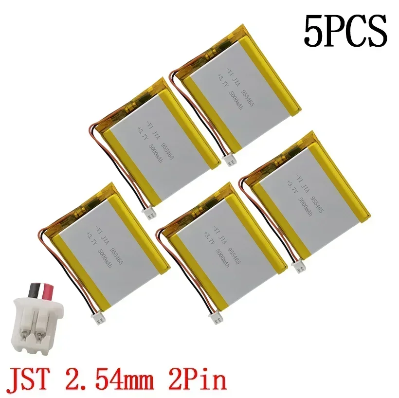 955565 , Batería de litio de gran capacidad de 5000 mAh 18,5 Wh, 955465 , Batería de polímero de litio, utilizada para productos digitales, ,: Lavanda