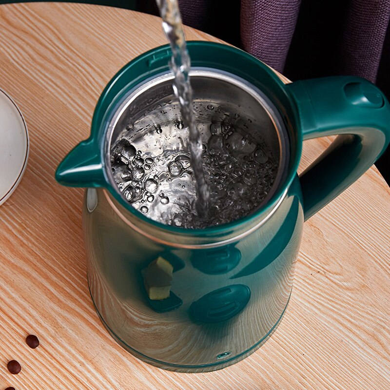DMWD-hervidor de agua eléctrico de acero inoxidable para el hogar, tetera de té con apagado automático, calentamiento rápido, 1.7L