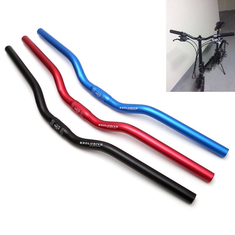 Fiets MTB Fiets Stuur 25.4mm 62cm Riser Bar Voor Mountain Road Fiets Aluminium Stuur